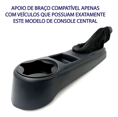 Apoio De Braço Vw Gol G5 G6 G7 E G8 Com Console Central