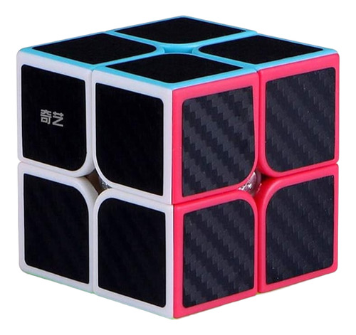 Cubo Rubik Qiyi 2x2 Fibra De Carbono Carbon Fiber 