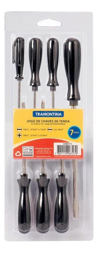 Kit Tramontina Chave De Fenda 7 Pecas  43408115