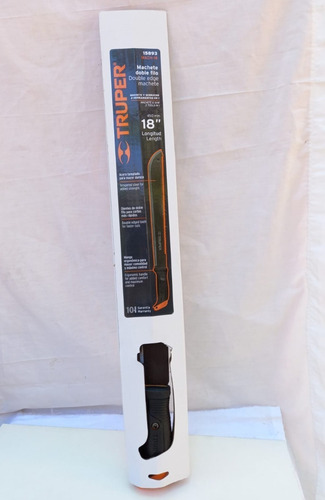 Machete Doble Filo 18 Pulgadas Truper // Ferre Val