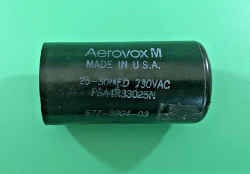 Aerovox Psa4r33025n Motor Start Capacitor 25-30mfd 330va Eeo