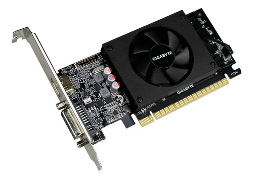 Placa de vídeo Nvidia Gigabyte  GeForce 700 Series GT 710 GV-N710D5-2GL 2GB