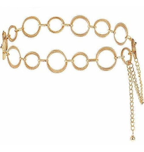 Correas - O-ring Chain Belts For Women Girls Waist Link Chai