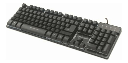 Manhattan Teclado Usb Gaming Con Luces Led, Edición Base