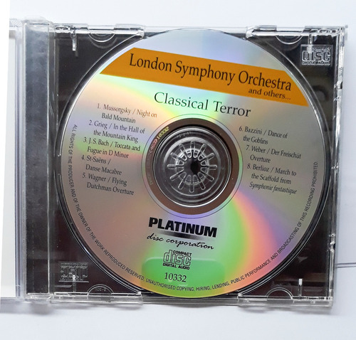 Clasical Terror - London Symphony Orchestra (Usado)