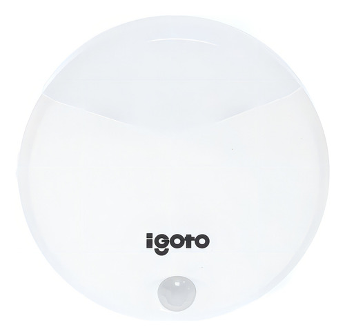 Igoto Le01 Lámpara Led Luz De Noche De Pila Con Sensor. Color Blanco