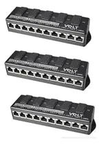 Comprar Régua Patch Panel Poe Fast 5 Portas 12 A 60v - Volt 3 Peças