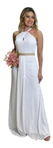 Comprar Vestido Noiva Sereia Luxo Faixa Strass Brilho Ensaio Vl923