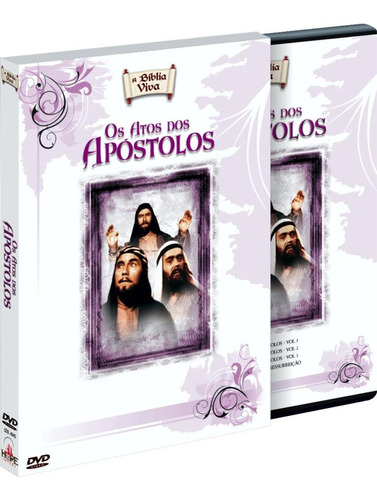 Dvd A Bíblia Viva - Os Atos Dos Apóstolos - 4 Discos