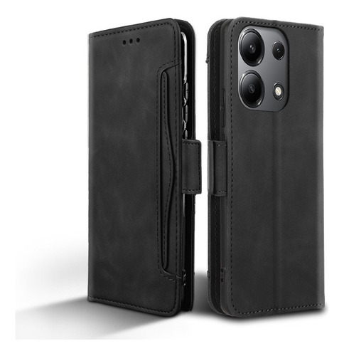 For Xiaomi Redmi Note 13 4g 2 In 1 Pu Wallet Card Slot Case