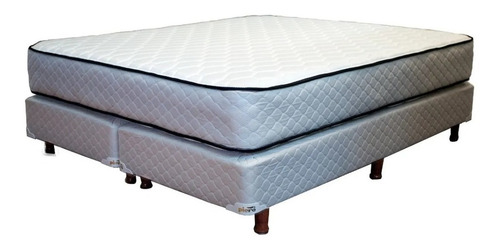 Combo Sommier Y Colchon Piero 190x160 + Sabanas + Almohadas