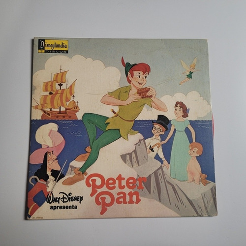Disco Vinil Historinhas Disney - Peter Pan - Disneylâdia