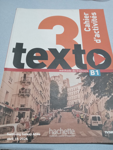 Libro Texto 3 Méthode De Francais B1 Cahier D'activites 