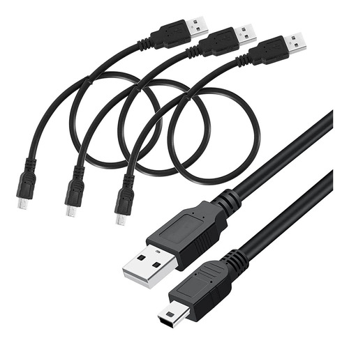 Cable Saitech It Usb A Mini B, 1.5 Pies/3 Cables