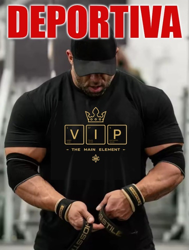 Playera Hombre Casual Deportiva Gym Calidad Moda M35 Sig