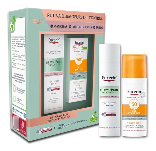 Pack Rutina Dermopure Oil Control Piel Grasa + Tend Acnéica