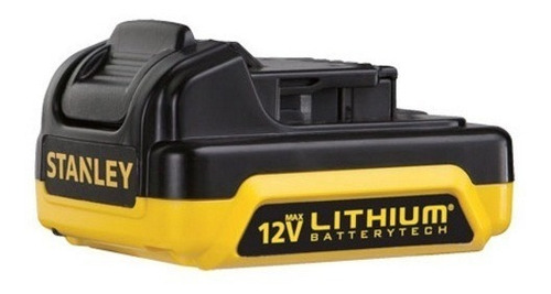 Taladro percutor atornillador inalámbrico de 10mm Stanley SCH12S2K 12V + accesorios con maletín de transporte 220V