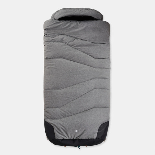 Saco-cama De Algodo Para Camping Perfect Sleep 0 C Coton Cor Preto