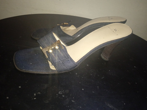 Elegantes Sandalias De Dama Talla 38 Marca Ann Klein 