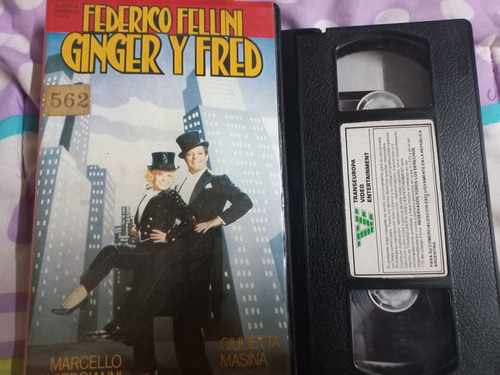 Ginger Y Fred Federico Fellini Marcello Mastroianni Vhs 