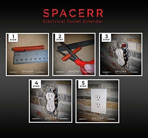 Espaciador Kit Extensor Estuche Electrica Interruptor