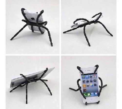 Soporte Adaptador Araña Spider Para Celulares En Auto, Bici