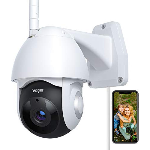 Cámara De Seguridad Exterior 360 Vista Del Sistema Wif...