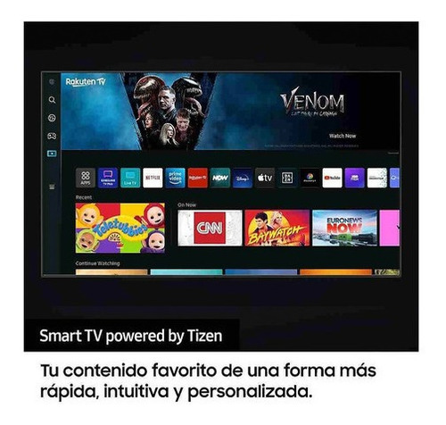 Imagen 7 de 12 de Smart Tv Samsung 75 Pulgadas Un75bu8000gczb Crystal Uhd 4k