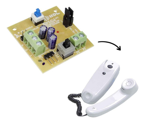 Placa Interfone Hdl Audio Az01 Monofone Original Hdl