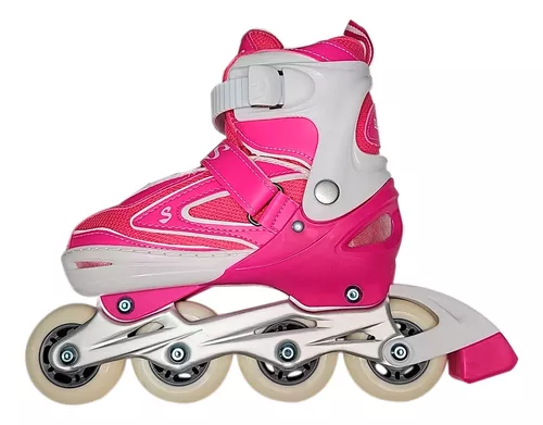 GENERICO Patines 4 Rueda Ajustable Para Niña S 31-34