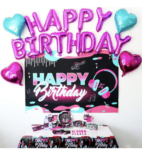 Suministros Para Fiestas De Cumpleaños, Temática De Tik Tok