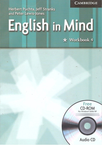 English In Mind Workbook 4 Whith Audio Cd. Cambridge