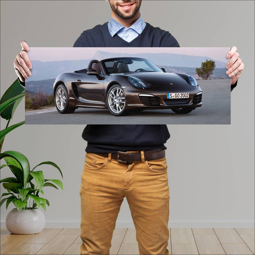 Cuadro 30x80cm Auto 2012 Porsche Boxster Auto 754