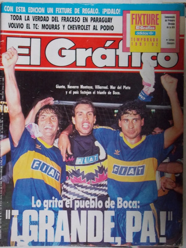 El Gráfico, N° 3776  Revista Fútbol Argentino, Cb