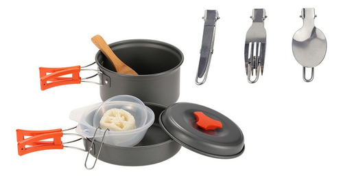 Set De Sartén Para Fondue, Olla Para Acampar Al Aire Libre,