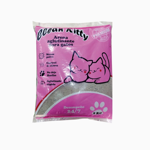Arena Clean Kitty Aglomerado Rápido  X 5 Kg