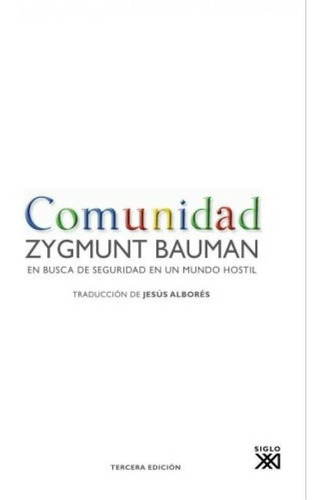 Comunidad - Zygmunt Bauman