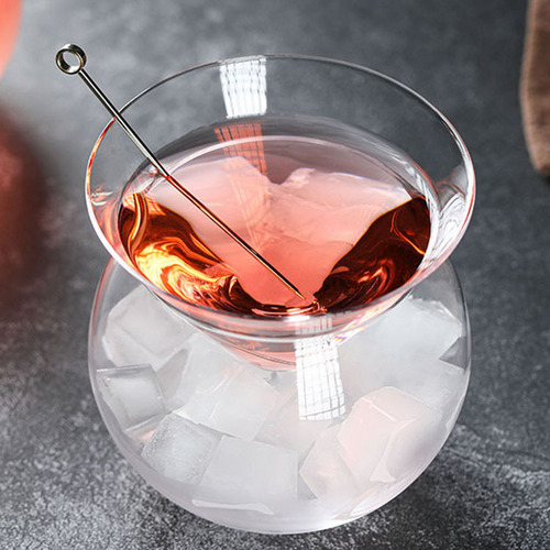 1 Conjunto De Servidor Glass Caviar Chiller, Prato De Servir