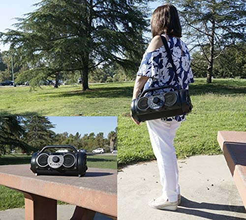 Altavoz Portátil Bluetooth Boombox Boytone Bt-18bk De 25 W