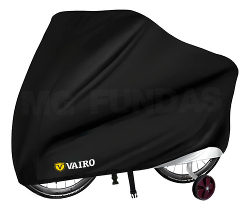 Funda Cubre Bicicleta Vairo R14 C/ Rueditas - 120 X 80 X 72