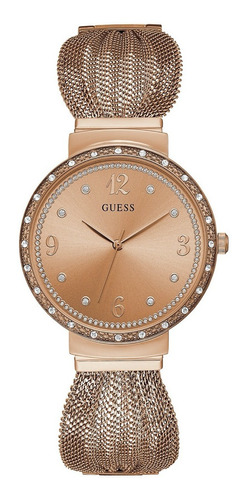 Reloj Mujer Guess U1083l3 Color de la correa Plateado