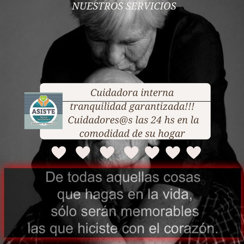 Imagen 4 de 5 de Servicio Acompañantes Y Cuidadores En Sanatorio O Domicilio