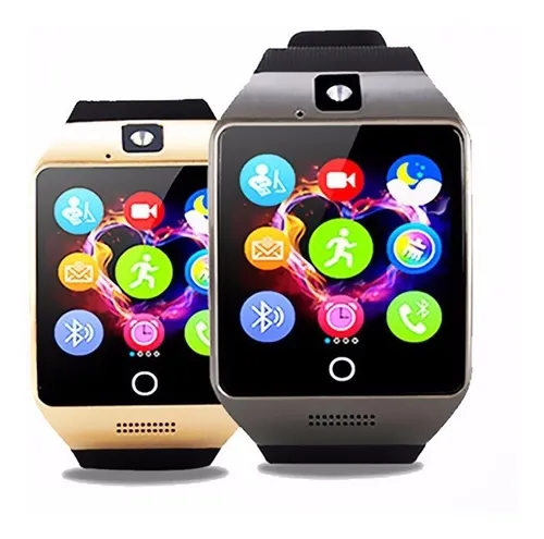 Smartwatch pantalla curva gadgets one negro q18 hot sale