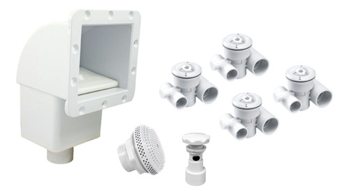 Set De Empotrables Para Jacuzzi E Hidromasaje Skimmer