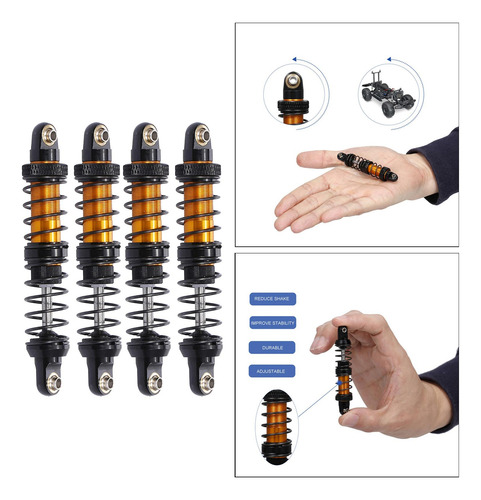 Amortiguador De Coche Rc Para Accesorio De Modelo De 70 Mm
