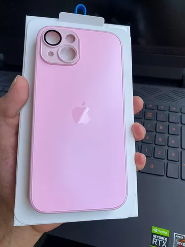 Capa de Vidro para Iphone 14 Plus - Rosa Pink