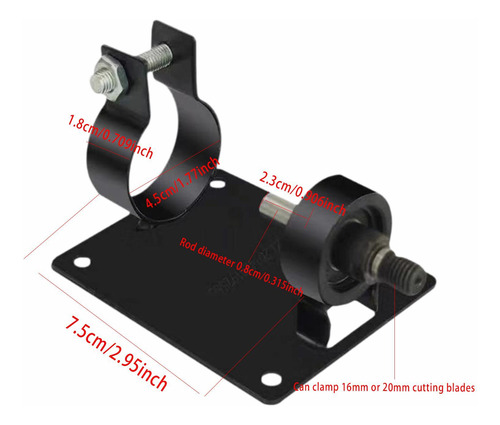 Soporte Para Taladro Eléctrico, Longitud De La Base 7,5 Cm