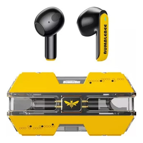 Fones De Ouvido Bluetooth Sem Fio Transformers Amarelo 