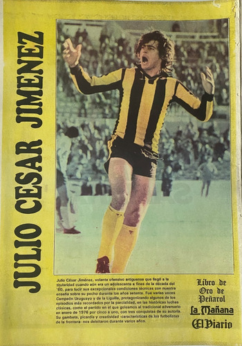 Poster Peñarol Del Libro De Oro 1991 Julio C Jiménez Ez2c