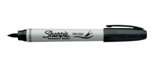 Marcador De Punta De Pincel Sharpie®, Negro